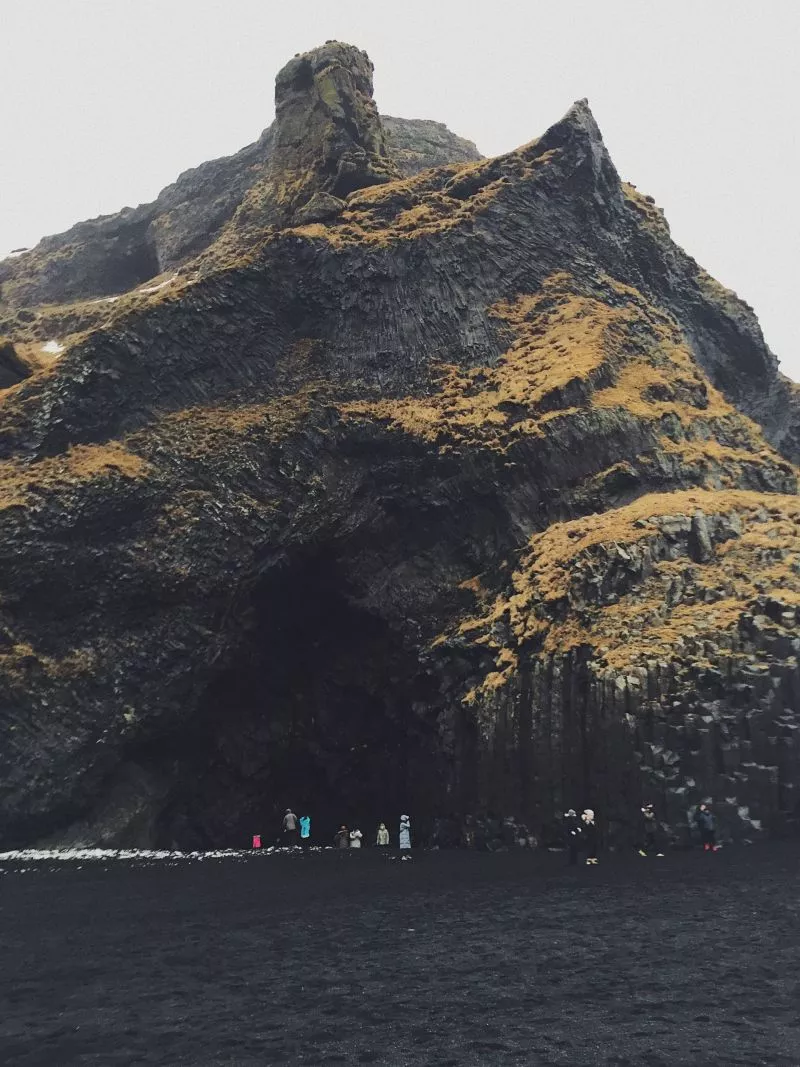 Cave in Vík, Iceland