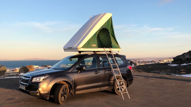 A Subaru Forester Roof Tent For 2 Persons In Iceland 2017 Subaru Forester